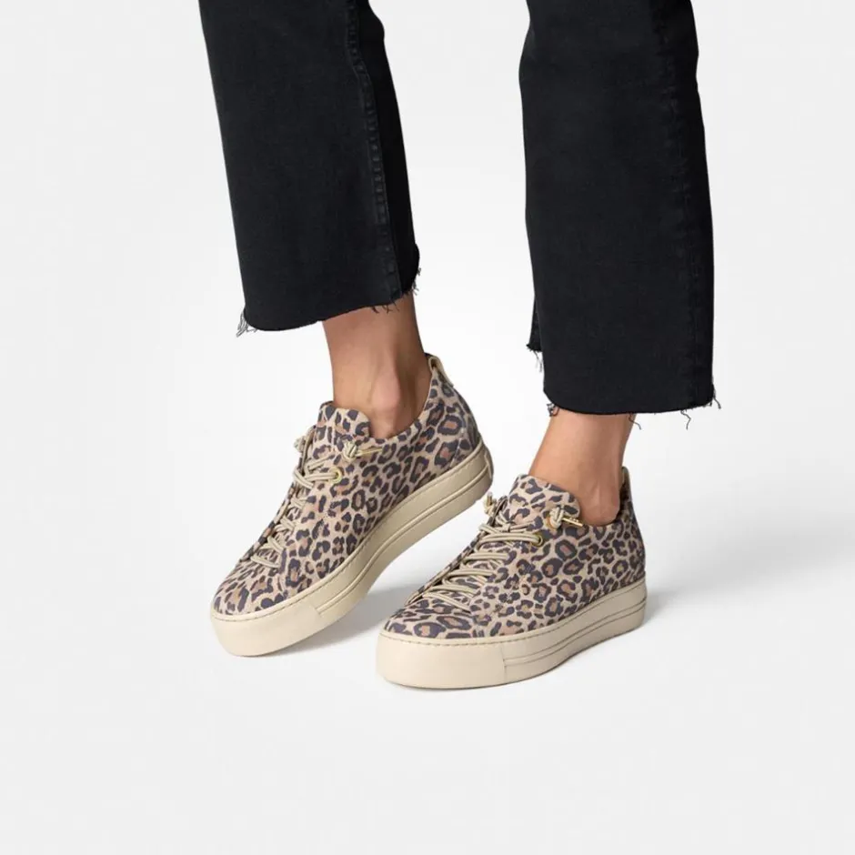 Women Paul Green Super Soft Platform Trainer - Animal Print