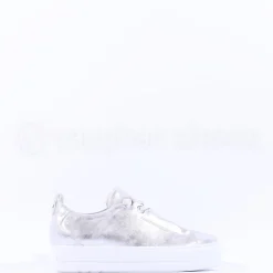 Women Paul Green Super Soft Platform Trainer - Silver Metallic