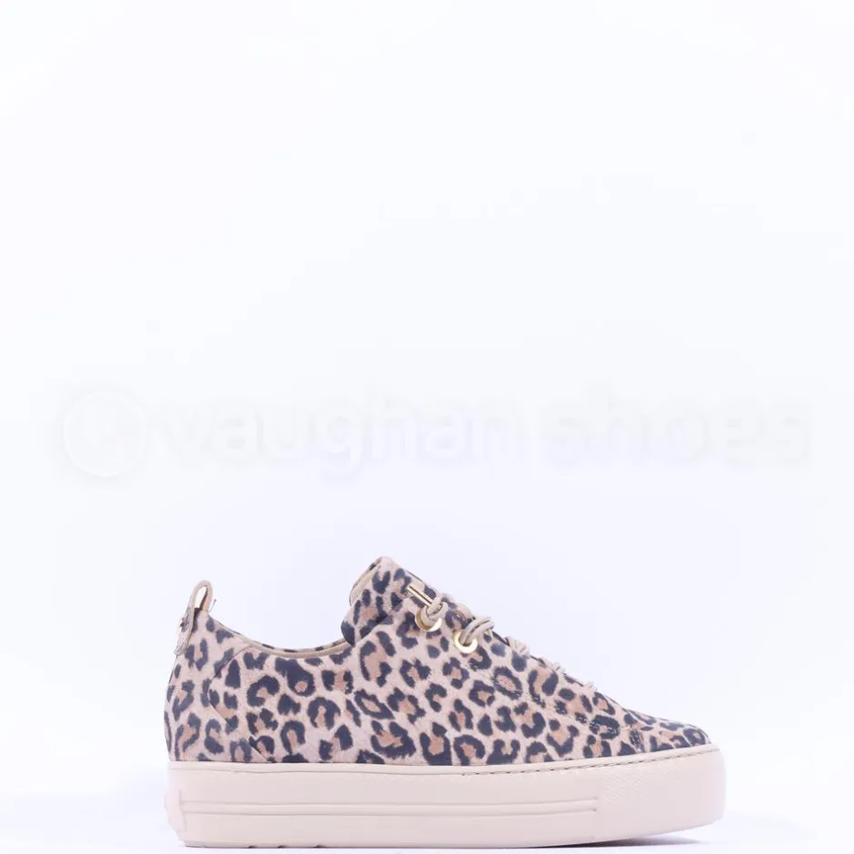 Women Paul Green Super Soft Platform Trainer - Animal Print
