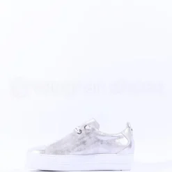 Women Paul Green Super Soft Platform Trainer - Silver Metallic