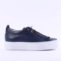 Women Paul Green Super Soft Platform Trainer - Navy Combi