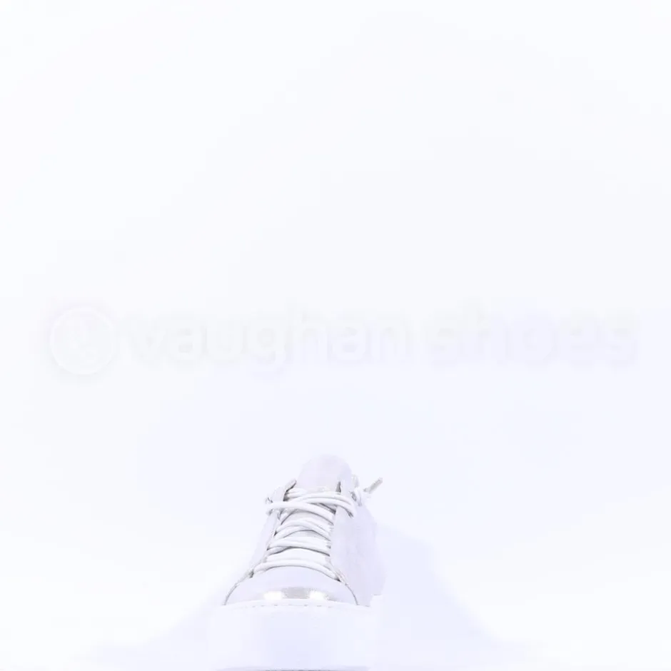 Women Paul Green Super Soft Platform Trainer - Silver Metallic
