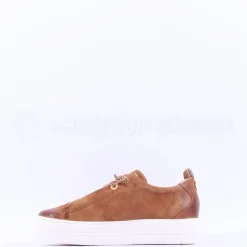 Women Paul Green Super Soft Platform Trainer - Tan Suede