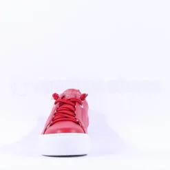 Women Paul Green Super Soft Platform Trainer - Red Leather