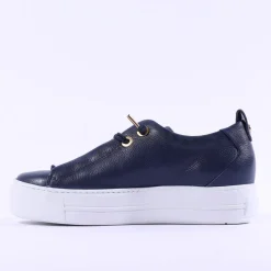 Women Paul Green Super Soft Platform Trainer - Navy Combi