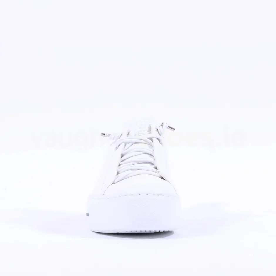 Women Paul Green Super Soft Platform Trainer - White Red Navy