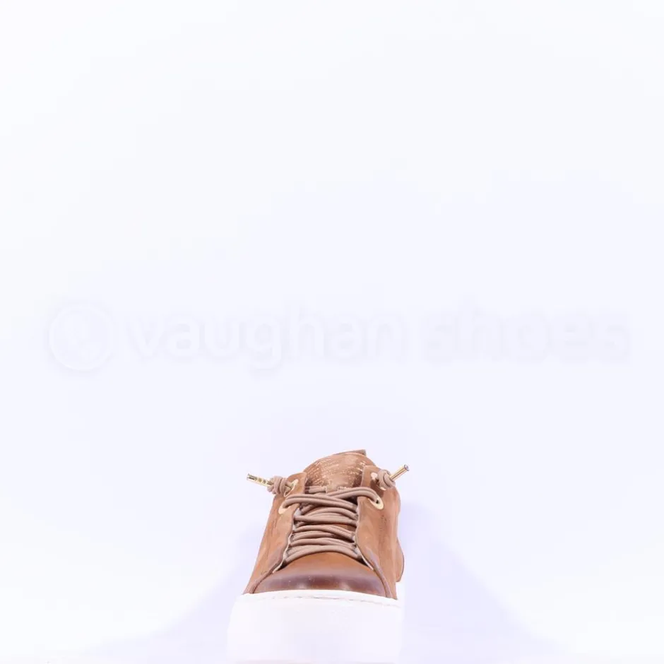 Women Paul Green Super Soft Platform Trainer - Tan Suede