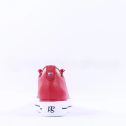 Women Paul Green Super Soft Platform Trainer - Red Leather