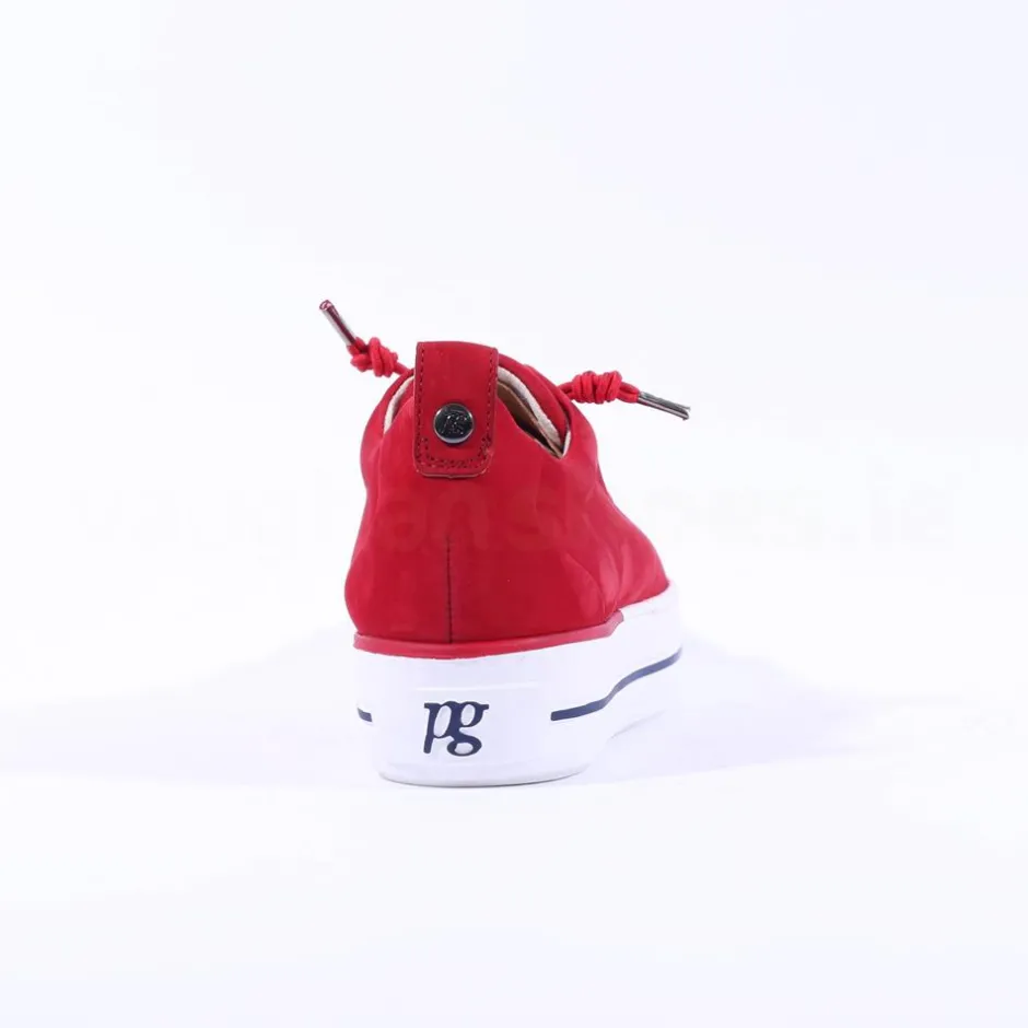 Women Paul Green Super Soft Platform Trainer - Lipstick Nubuck