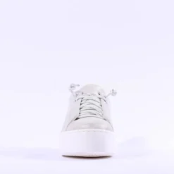 Women Paul Green Super Soft Platform Trainer - Metallic Leather
