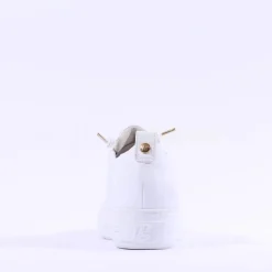 Women Paul Green Super Soft Platform Trainer - White Gold Leather