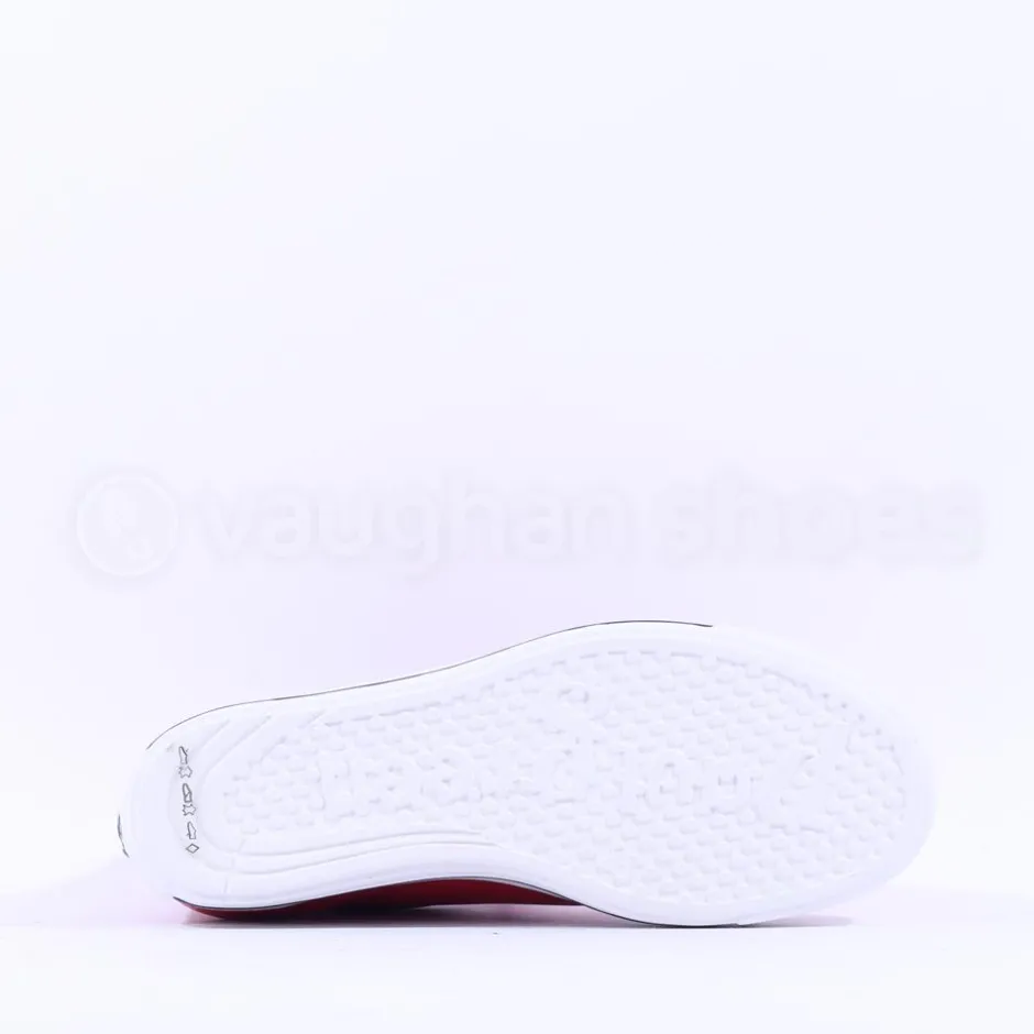 Women Paul Green Super Soft Platform Trainer - Red Leather