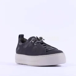 Women Paul Green Super Soft Platform Trainer - Grey Nubuck