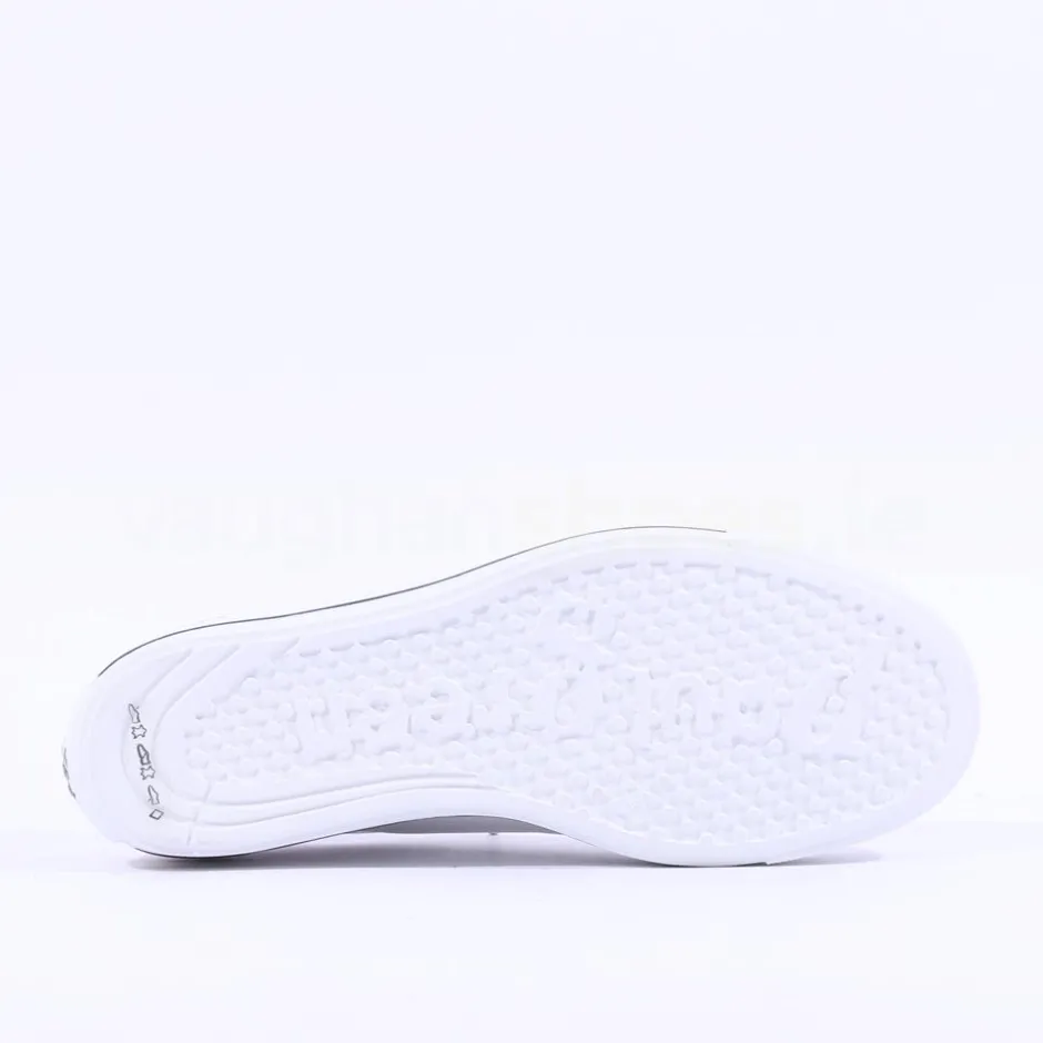 Women Paul Green Super Soft Platform Trainer - White Red Navy