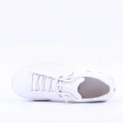 Women Paul Green Super Soft Platform Trainer - White Red Navy