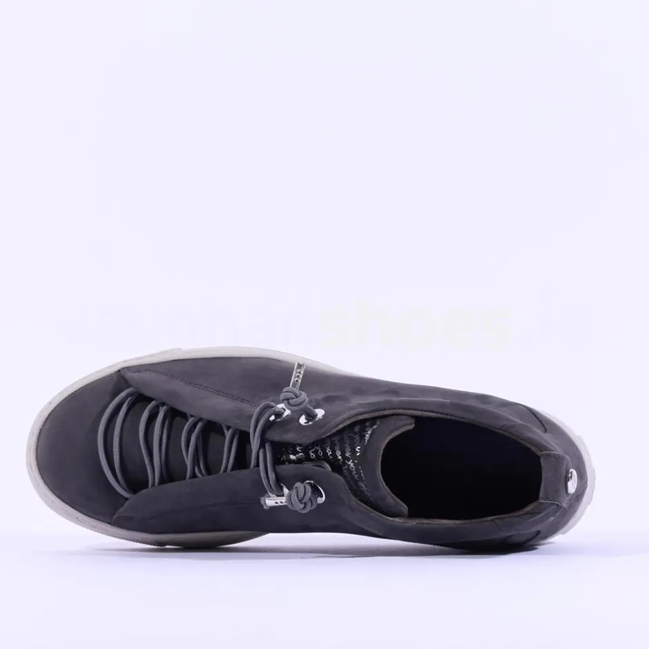 Women Paul Green Super Soft Platform Trainer - Grey Nubuck