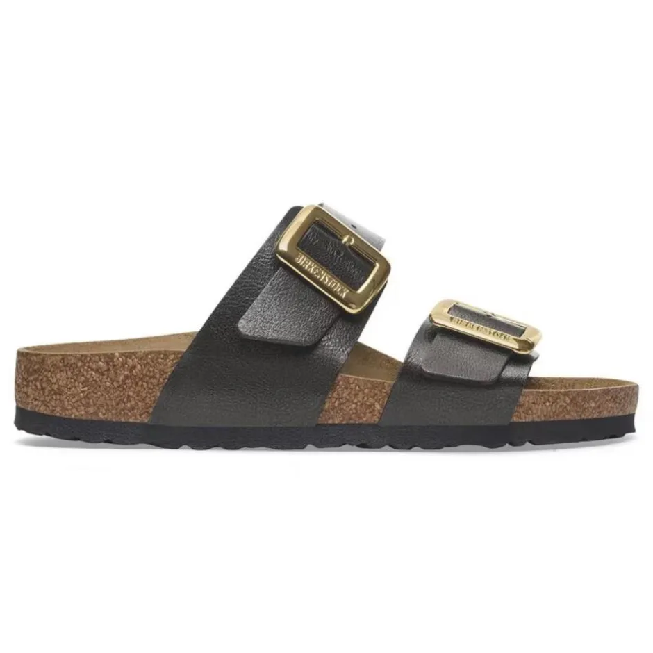 Women Birkenstock Sydney Cushion Buckle Bf - Graceful Licorice