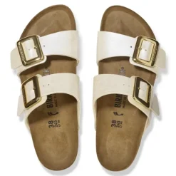 Women Birkenstock Sydney Cushion Buckle Bf - Graceful Pearl White