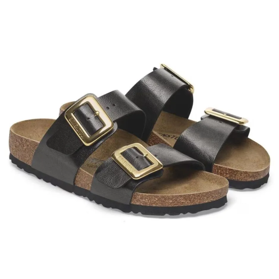 Women Birkenstock Sydney Cushion Buckle Bf - Graceful Licorice