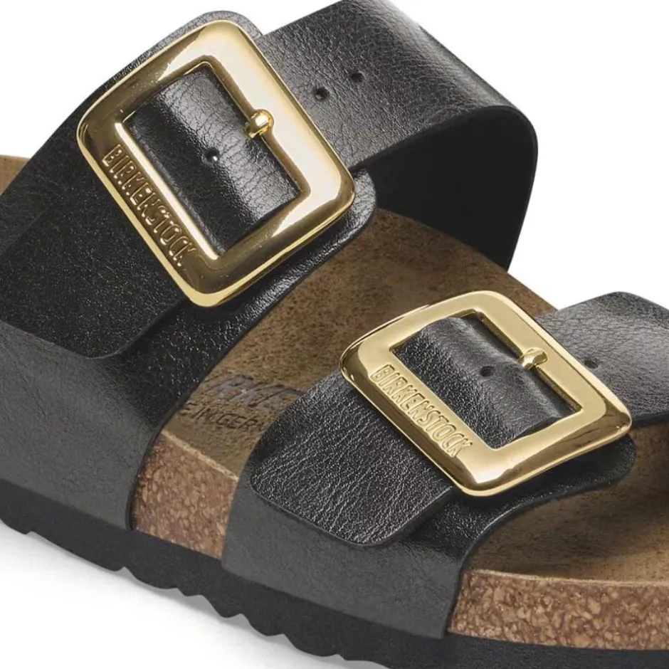Women Birkenstock Sydney Cushion Buckle Bf - Graceful Licorice