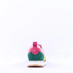 Women Tamaris Taja Multicolour Trainer - Pink Green