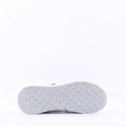 Women Tamaris Taja Side Zip Sparkle Trainer - White Silver