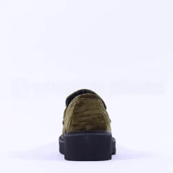 Women Una Healy Take My Breath Velour Loafer - Green Velour