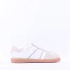 Women Tamaris Tati T Toe Laced Low Trainer - White Combi