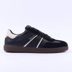 Women Tamaris Tati T Toe Laced Low Trainer - Black Combi