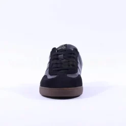 Women Tamaris Tati T Toe Laced Low Trainer - Black Combi