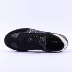 Women Tamaris Tati T Toe Laced Low Trainer - Black Combi