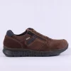 IMAC Tex Bologna Waterproof Laced Shoe - Brown Combi Leather