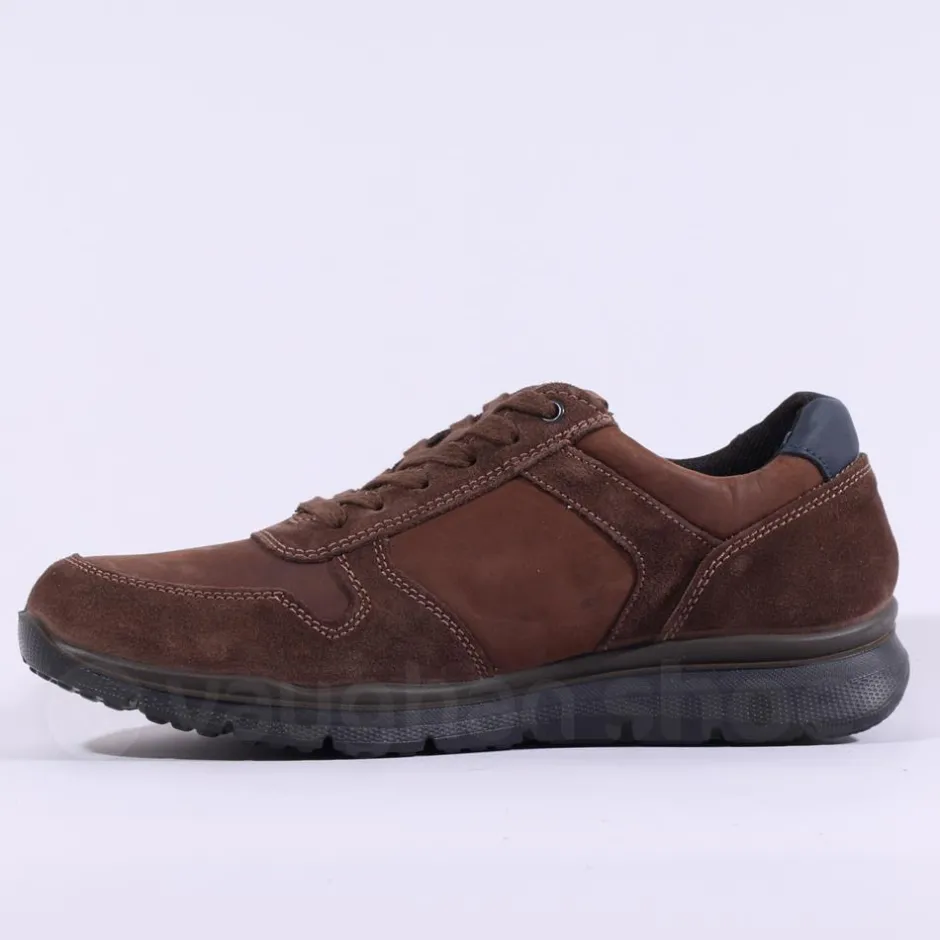 IMAC Tex Bologna Waterproof Laced Shoe - Brown Combi Leather