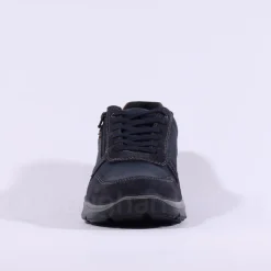 IMAC Tex Bologna Waterproof Laced Shoe - Navy Combi Lea