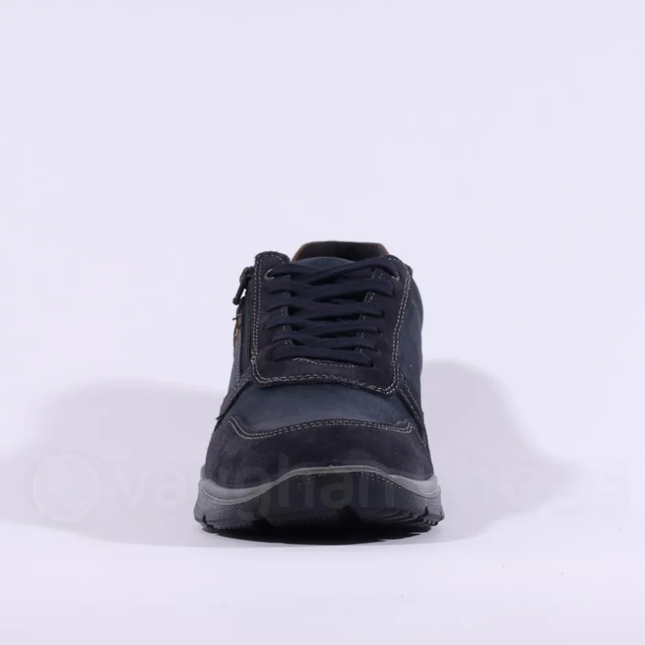 IMAC Tex Bologna Waterproof Laced Shoe - Navy Combi Lea