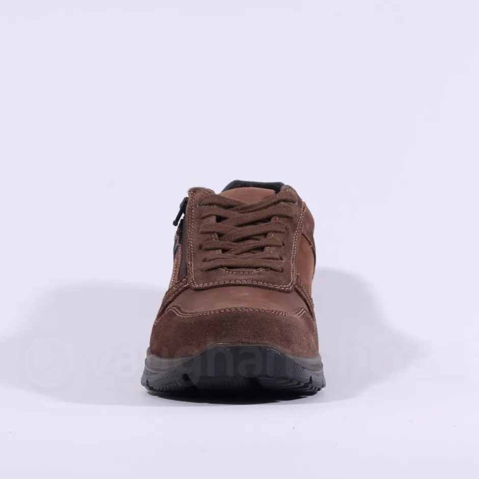 IMAC Tex Bologna Waterproof Laced Shoe - Brown Combi Leather