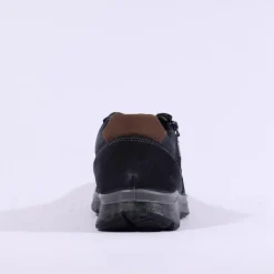 IMAC Tex Bologna Waterproof Laced Shoe - Navy Combi Lea