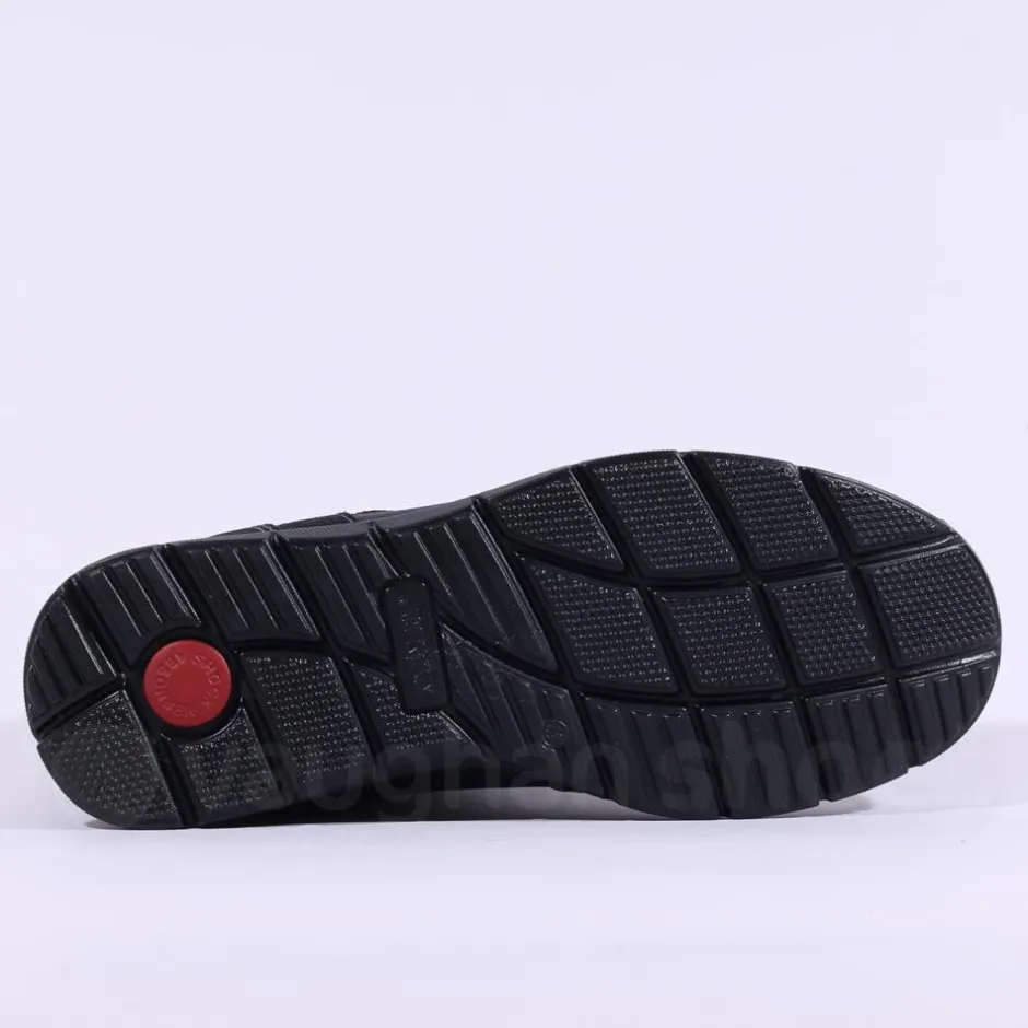 IMAC Tex Bologna Waterproof Laced Shoe - Navy Combi Lea