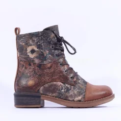 Women Rieker Tex Toe Cap Print Detail Boot - Multi Print