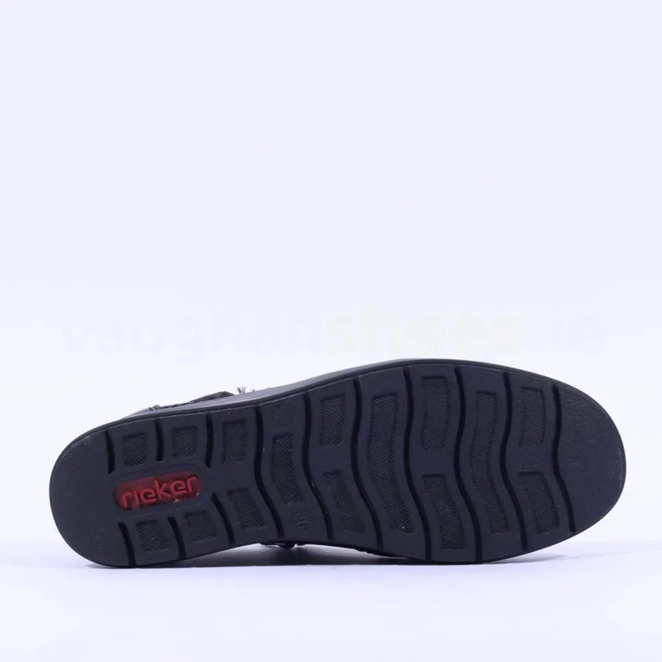 Women Rieker Tex Twin Zip Shoe - Black Combi