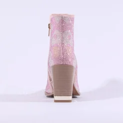 Women Una Healy The Last Chord Ankle Boot - Pink Sparkle