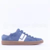 Women Paul Green Thick Gumsole Trainer - Navy Blue
