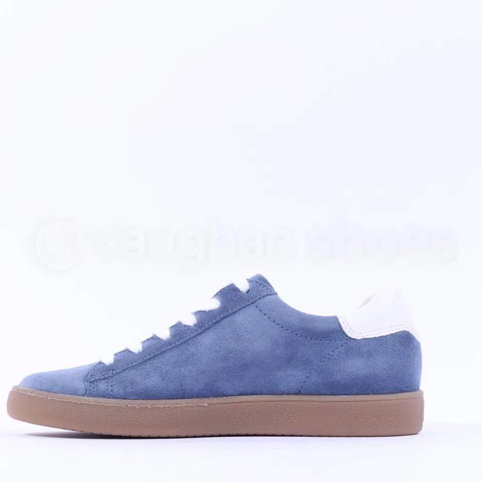 Women Paul Green Thick Gumsole Trainer - Navy Blue
