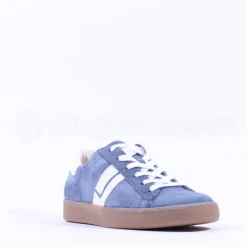 Women Paul Green Thick Gumsole Trainer - Navy Blue