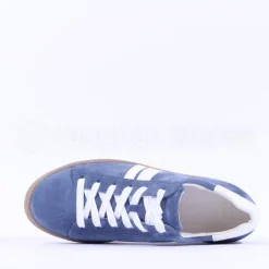Women Paul Green Thick Gumsole Trainer - Navy Blue