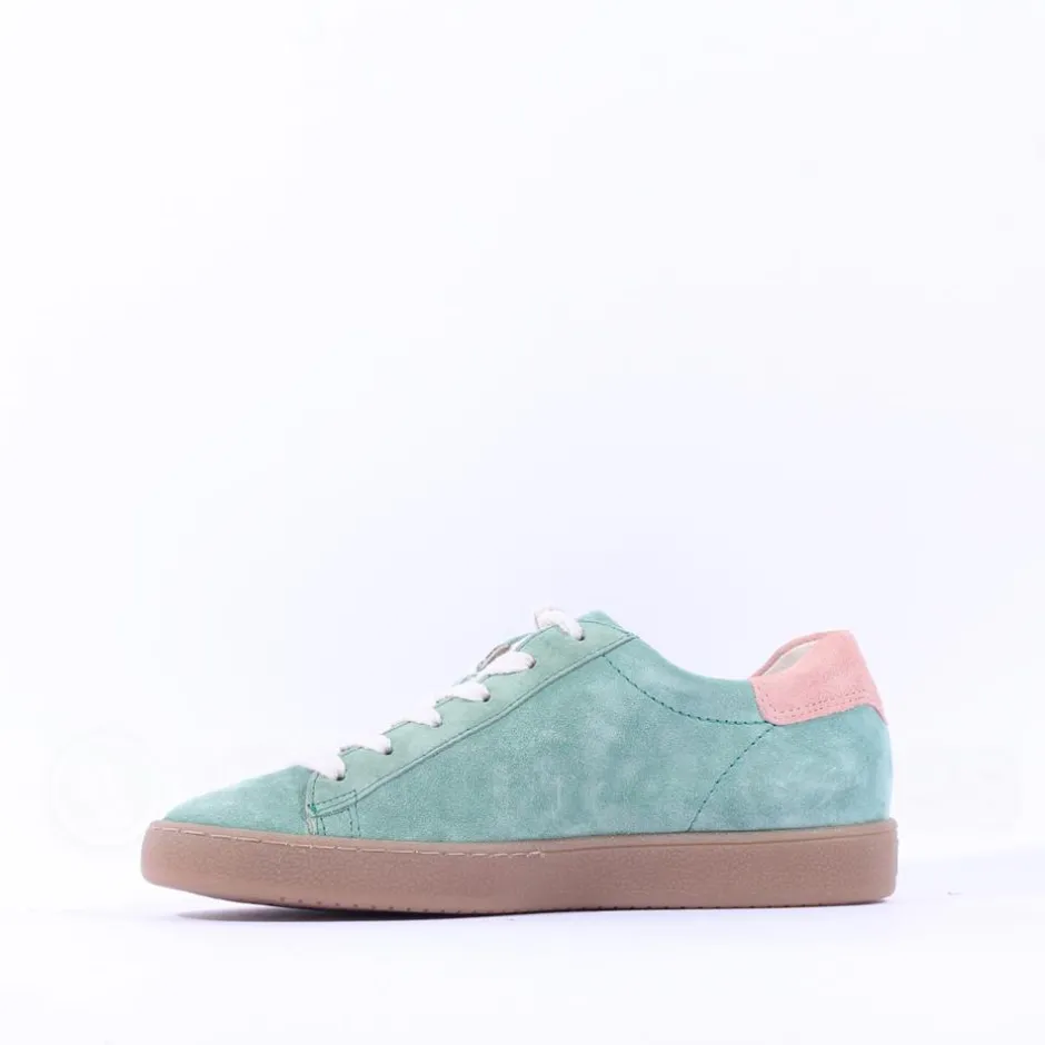 Women Paul Green Thick Gumsole Trainer - Wasabi