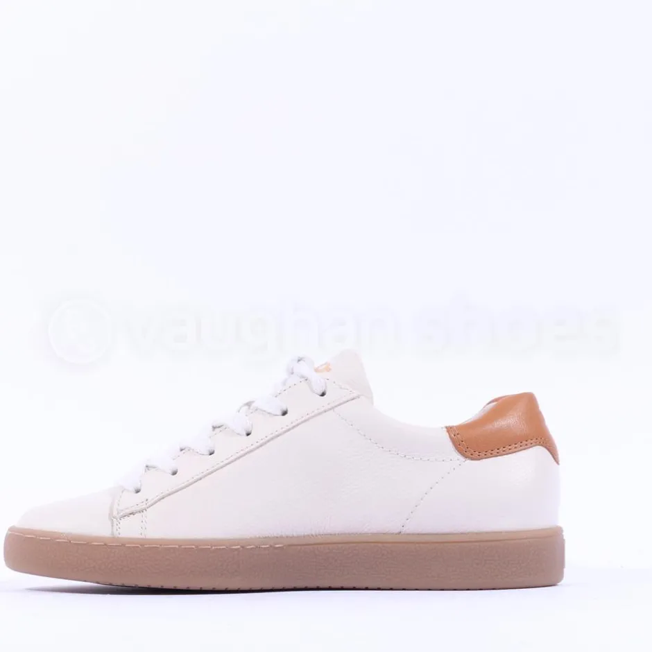 Women Paul Green Thick Gumsole Trainer - White Tan