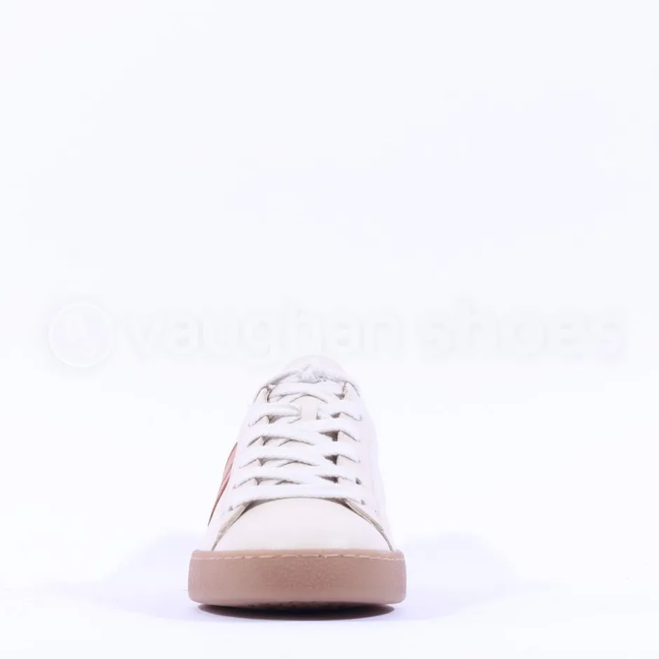 Women Paul Green Thick Gumsole Trainer - White Tan