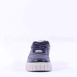 Women Tommy Bowe Ladies Tommy Bowe Davies Hunt Stripe Trainer - Navy Gold