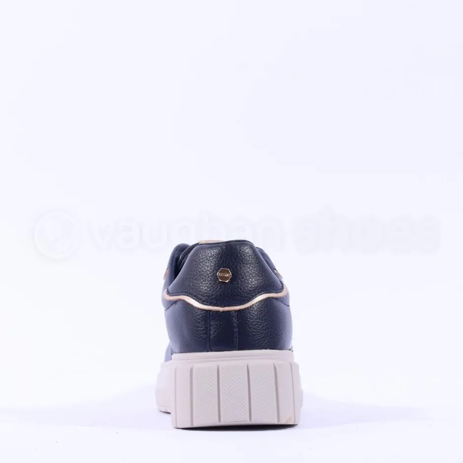 Women Tommy Bowe Ladies Tommy Bowe Davies Hunt Stripe Trainer - Navy Gold